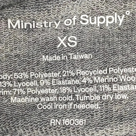 NWT Ministry of Supply Women's Luxe Touch Tee Shirt Black Comfort Stretch XS/S - Picture 8 of 12